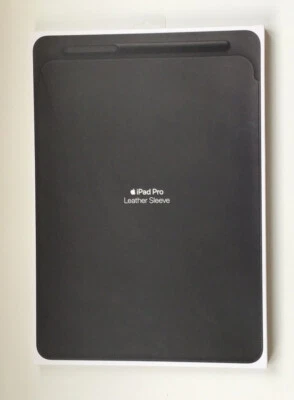£29 • Buy Genuine Apple IPad LEATHER SLEEVE Case Black Air 3 Pro 10.5” 7th 8th 9 Gen 10.2”