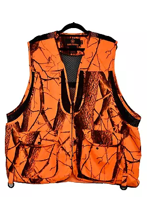 Game Winner Hunting/Shooting Vest Men's Realtree Hardwood Blaze Orange  3XL/4XL • $34.95