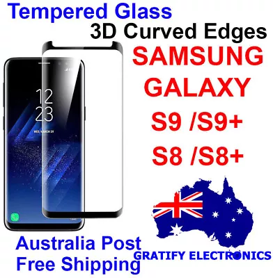 Samsung Galaxy S8 S8+ S9 S9+ Tempered GLASS Screen Protector + FREE POSTAGE • $5.95