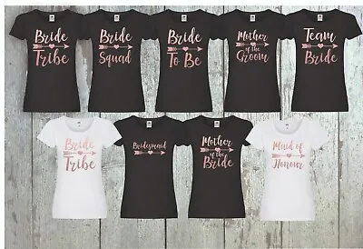 Hen Do T Shirts Hen Party Night T-Shirt Bride TRIBE Ladies Personalised Printed • $14.87