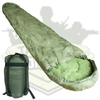 Military Army Cadet Sleeping Bag Camping Sleep Equipment Green • £29.99