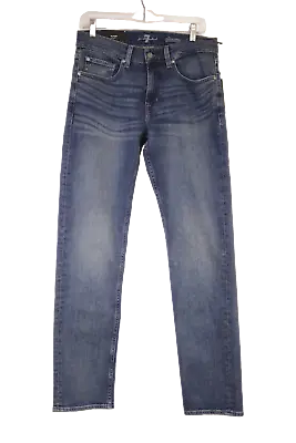7 Seven For All Mankind Slimmy Straight Jeans Men (Sz 31 33 34 38 40) NWT • $79.95