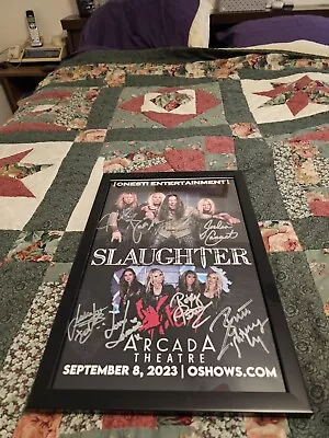 Hand-signed Picture Of Vixen And Slaughter Framed Picture Brand New Rare  • $120