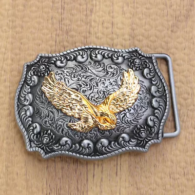  Golden Eagle Belt Buckle Handmade Frame Fashion Belt Buckle (Eagle Feet • £9.99