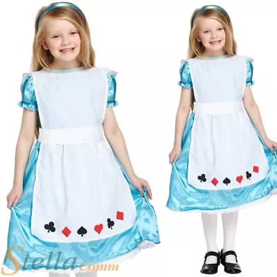 £9.99 • Buy Girls Alice In Wonderland Fairytale Book Week Fancy Dress Costume