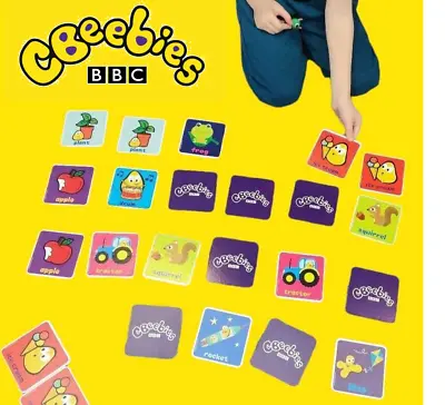 NEW CBEEBIES Snap Pairs Memory Matching Match Cards Game Toddler Children 3yrs+ • £5.75