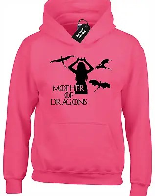 Queen And Dragons Hoody Hoodie Game Of Khaleesi Snow Thrones Jon Fan Design • £16.99