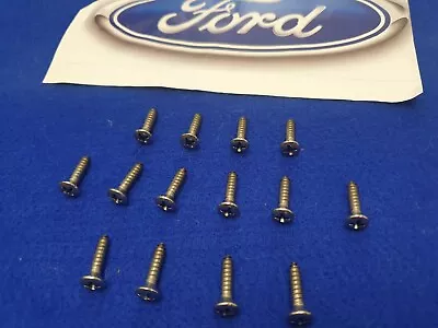FORD XY GT STAINLESS SCUFF PLATE SCREW SET FIT X 14 PIECES ZC ZD FAIRLANE GS  • $13.50