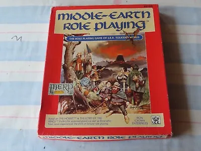 £99.99 • Buy Vintage Tolkien Middle Earth Role Playing Game #8100 1986 MERP ICE 042509037X UC