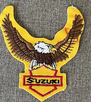 $8.99 • Buy SUZUKI Eagle Biker Motor Cycle Jacket Patch Badge Crest Logo Driver Collectible