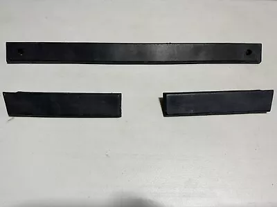 VW Mk1 Early Rabbit Cabriolet Front Bumper Rubber Strip Trim Molding Set (3) Oem • $85