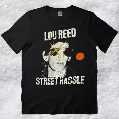 Vintage 1970 Lou Reed Street Hassle Rare Black T-Shirt • $19.99