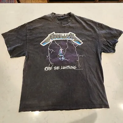 Vintage Metallica Ride The Lightning Shirt 1994 Size Large. Great Fade. Large  • $125