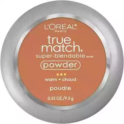 L'Oreal Paris True Match Super Blendable Oil Free Makeup Powder W8 Creme Cafe • $9.99