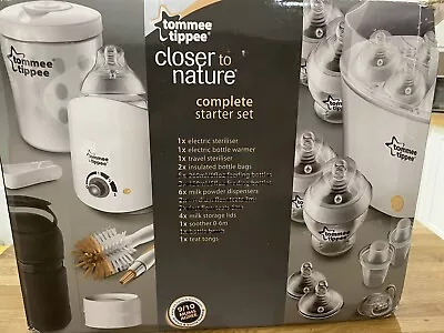 £59 • Buy Tommee Tippee Starter Set Electric Steriliser Bottle Warmer Travel Steriliser