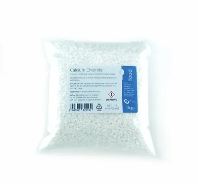 CALCIUM CHLORIDE - Dihydrate Flake Food Grade CaCl2 • £61.89