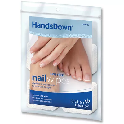 HandsDown Nail Wipes 2 X2  200 Ct. • $4.49