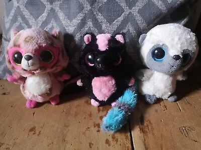 YooHoo & Friends Soft Plush Cuddly Toy Bundle YooHoo Sparkee Skunk Rosette Leopa • £4.99