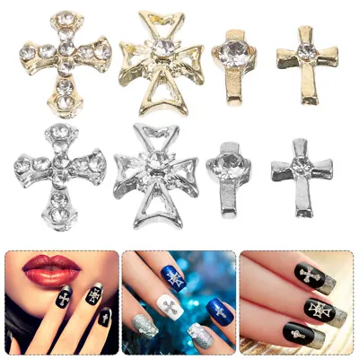 80pcs 3D Cross Nail Charms For DIY Nails & Jewelry • $9.05