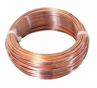 10 Ga. Bare Copper Round Wire 99.9% Pure Copper( Dead Soft ) 5 To 100 Ft. Coil • $12.89