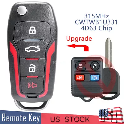 For 2005 2006 2007 2008 2009 Ford Mustang Focus 4 Button Remote Control Key Fob • $13.75