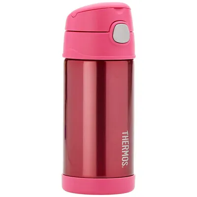$25 • Buy Thermos Funtainer Stainless Steel Vacuum Flask Insulated Drink Bottle Pink 355mL