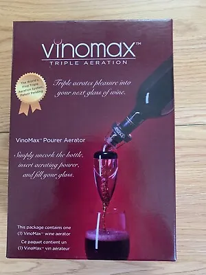 Vinomax™ Triple Aeration Wine Aerator - NEW IN BOX • $8