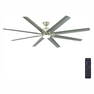 PARTS ONLY Home Decorators Kensgrove 72 In LED Indoor/Outdoor Ceiling Fan Nickel • $14.99