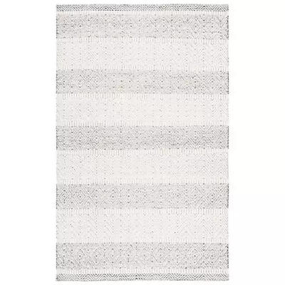 SAFAVIEH Martha Stewart MSR9606A Ivory / Grey Rug • $108.99