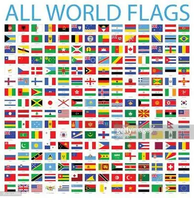 WORLD COUNTRIES FLAG FRIDGE MAGNETS YOU PICK FROM LIST 3  X 2  • $1.25