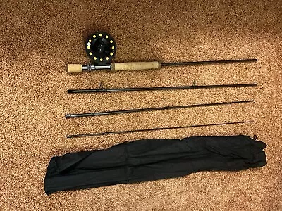 White Water 9 Foot #7/8 4-piece Graphite Fly Rod With Reel • $70