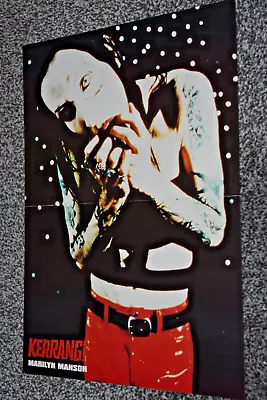 MARILYN MANSON A3 Size Glossy Mag DOUBLE SIDED Art Poster • £3.99
