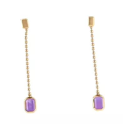 H. Stern 18k Gold Amethyst Drop Earrings • £441.93