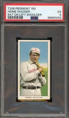 1909 T206 Wagner - Boston Beaneaters - PSA 5 EX • $350