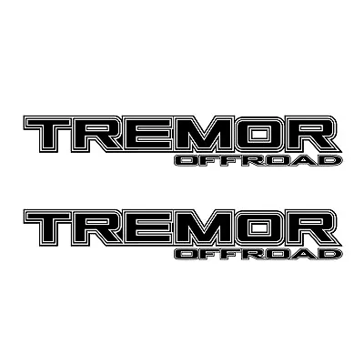 Ford F150 F250 Tremor Offroad Package Truck Bed Side Decal Black White • $25.99