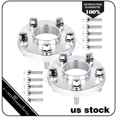 2Pcs 20mm Thick 5x112 66.6mm 12x1.5 Studs Wheel Spacers Adapters Fits Mercedes • $38.69