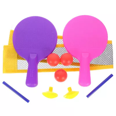  Mini Table Tennis Racket Shuttlecock Portable Set Game For Children Beach • $16.39