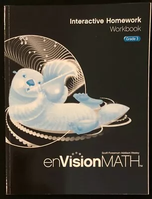 3rd - EnVision Math Interactive HOMEWORK WORKBOOK - Teachers/Homeschool/Tutors • $12.99