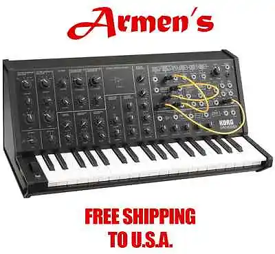 Korg MS-20 MINI MS20 Analog 37 Key KEYBOARD MONOPHONIC SYNTHESIZERNEW // ARMENS • $749.99