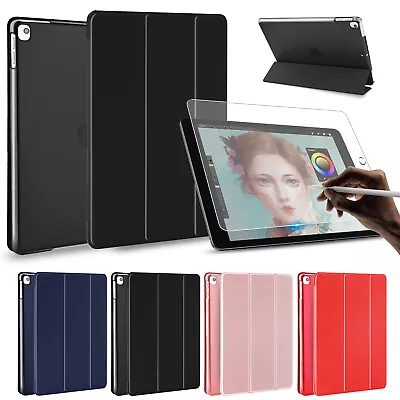 For IPad 10.2  7th/8th/9th/Pro 11 /Air 4/5th Leather Case CoverScreen Protector • $12.95