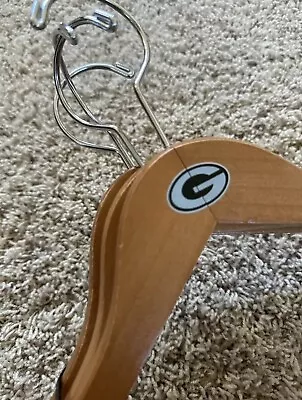 12x Green Bay Packers Team Issued Wooden Hangers Pro Shop Used Lambeau Field • $120