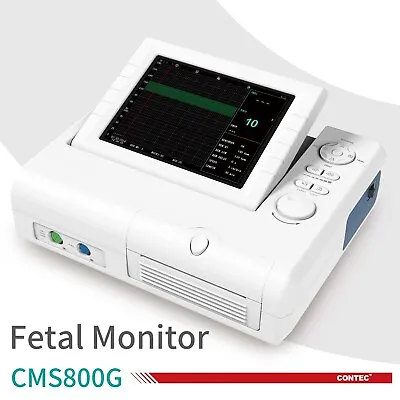 Fetal Monitor FHR Ultrasound TOCO Transducer FMOV Remote Marker With Printer • $459