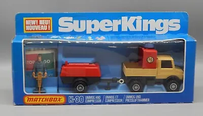 1970s Lesney Matchbox SUPER KING Unimog Compressor K30 Diecast MIB Giftset NRFB • $50