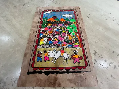 Mexican Folk Art Amate Bark Painting #5 • $10.99