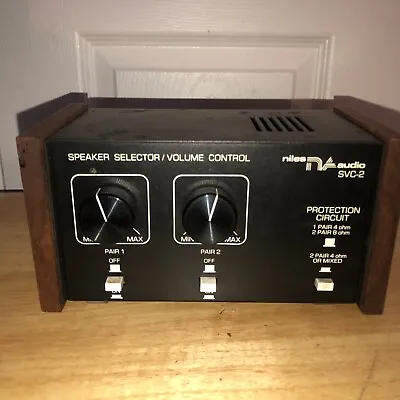 Niles Audio SVC-2 Speaker Selector/Volume Control Working Well • $48