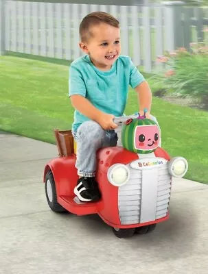 SPARK Cocomelon Interactive Tractor Kids Ride-On Toy 6V 1.5-3 Yrs Old • $60