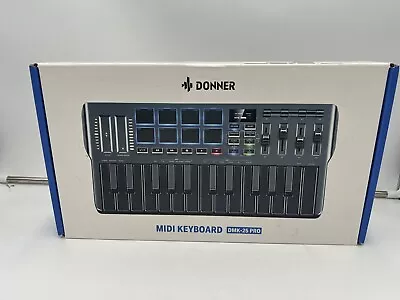 Donner DMK25 Pro MIDI Keyboard Controller 25 Mini Key Portable USB-C New • $64.99