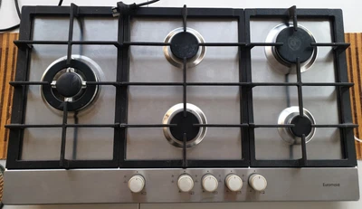 $300 • Buy EUROMAID 90cm Gas Cooktop With 5 Burners, Stainless Steel CF9GS  | BRAND NEW