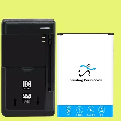 Extra 6500mAh Battery Charger F Samsung Galaxy Note II L900 T889 I317 I605 R950 • $33.83