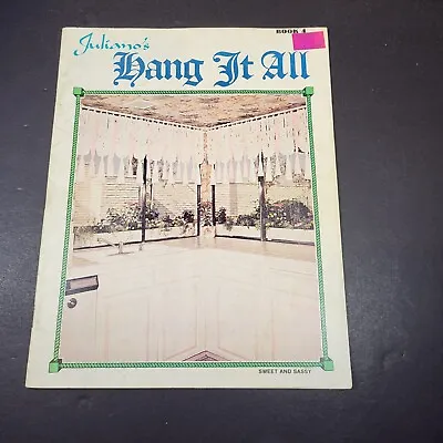 MACRAME Pattern Book Juliano's Hang It All Wall Hangings Curtains Plant Hangers • $8.83